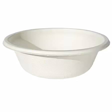Empress™ earth pfas free heavy weight bagasse bowl 12 oz., natural