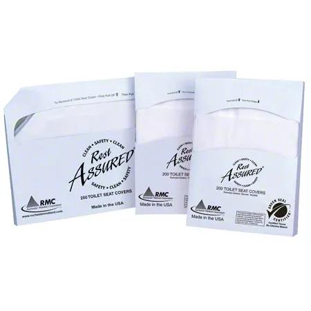 Rmc rest assured® toilet seat covers